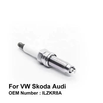 Dvojité Irídium Spark Plug ILZKR8A pre Volkswagen CC R36 Škoda Superb Audi A8